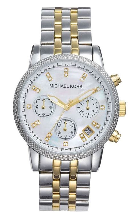 michael kors mk5057 chronograph ladies watch|Michael Kors Ladies Two.